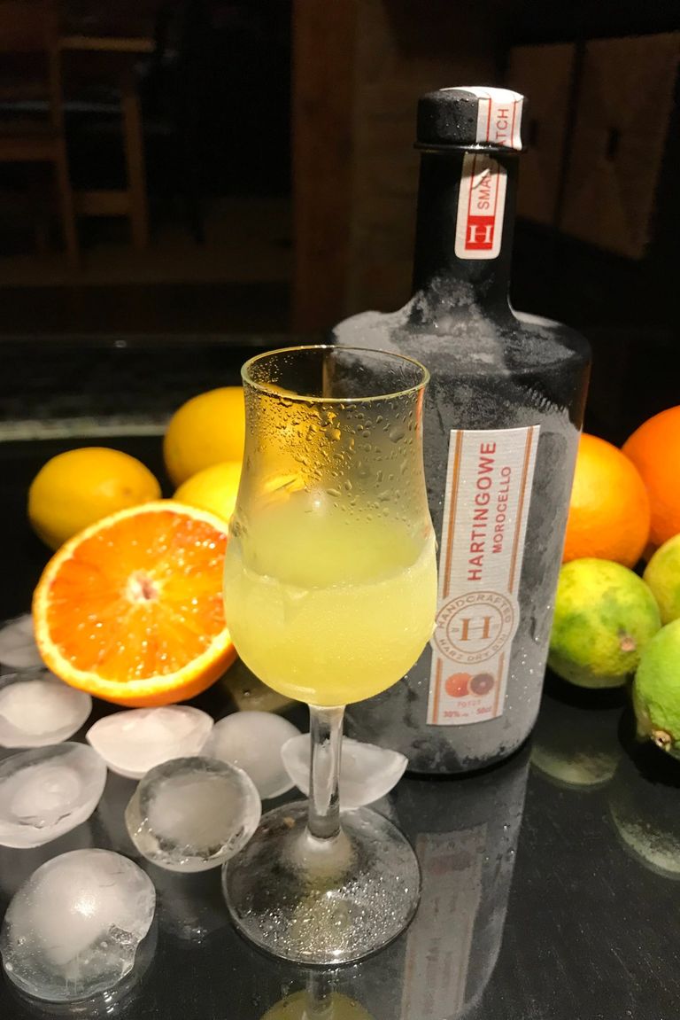 Limoncello aus Blutorangen