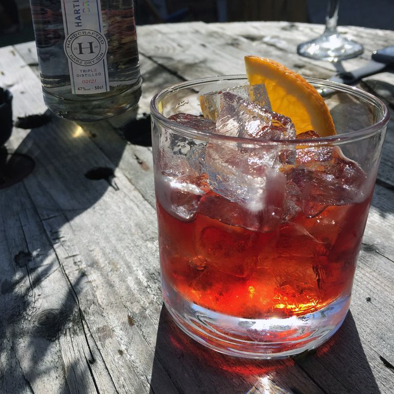 Hartingowe Gin mit Campari