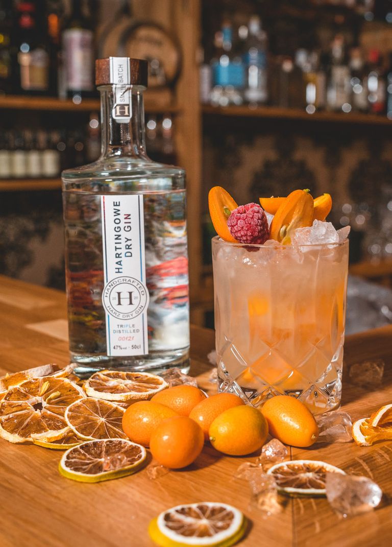 Hartingowe Gin mit Kumquats