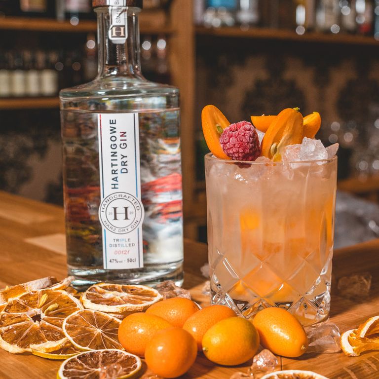 Cocktail Hartingowe Gin mit Kumquat